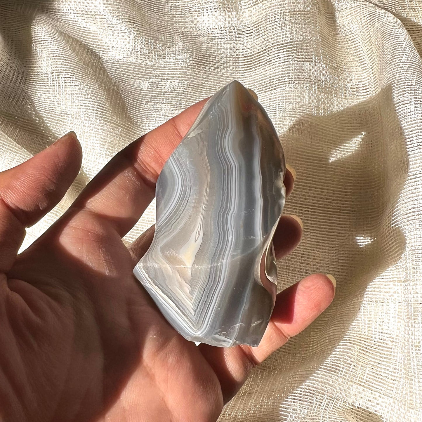 Grey Lace Agate (Smaller)